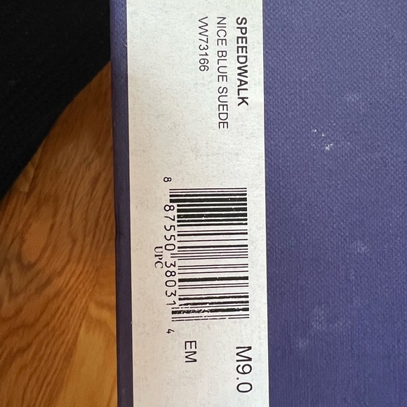 NEW!!!  Stuart Weiztman Blue Suede Speedwalk Sneakers - Picture 4 of 7